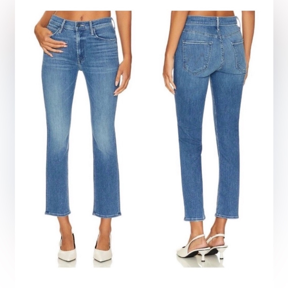 MOTHER JEANS Mid Rise Dazzler Ankle In Wish On A Star